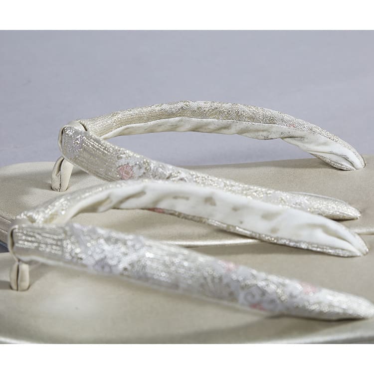 草履バッグ　シャンパンゴールド