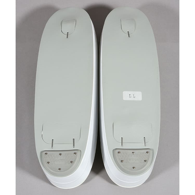 草履バック　緑とクリーム色