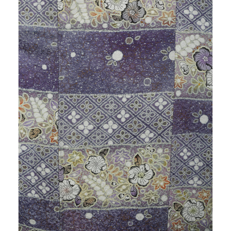 小紋　単衣　吉野一廉