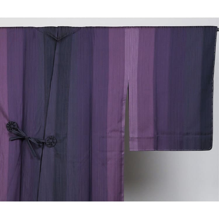 雨コート　濃淡の紫